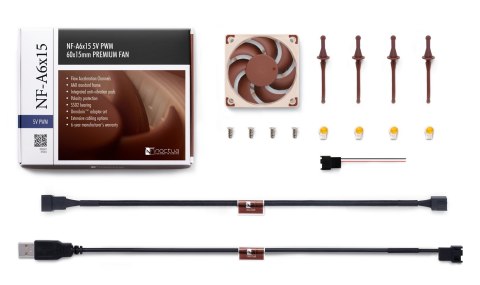 Noctua Wentylator NOCTUA NF-A6x15 5V PWM Slim 60x15mm