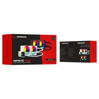 RAMPAGE RAMPAGE CHŁODZENIE WODNE INFINITE V240 BLACK