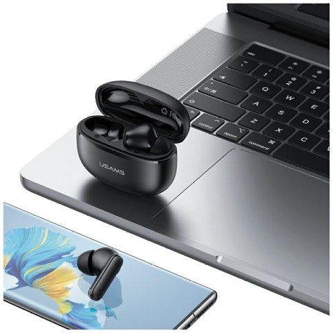 USAMS Słuchawki bluetooth 6.0 E05 TWS czarne