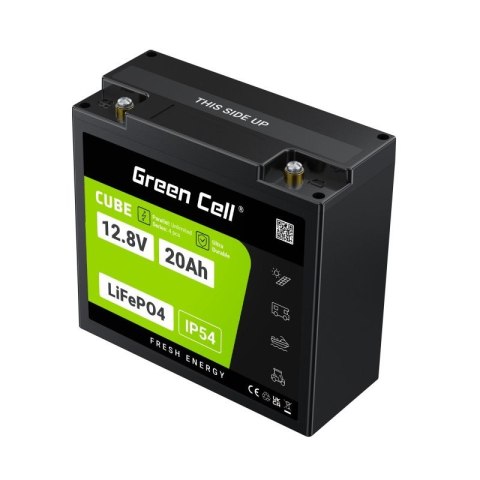 Green Cell Akumulator CUBE LiFePO4 20Ah 12V/12.8V 256Wh