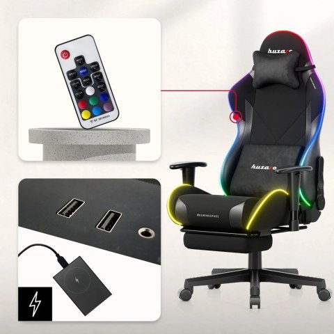 Huzaro Fotel gamingowy Huzaro Force 5.7 RGB