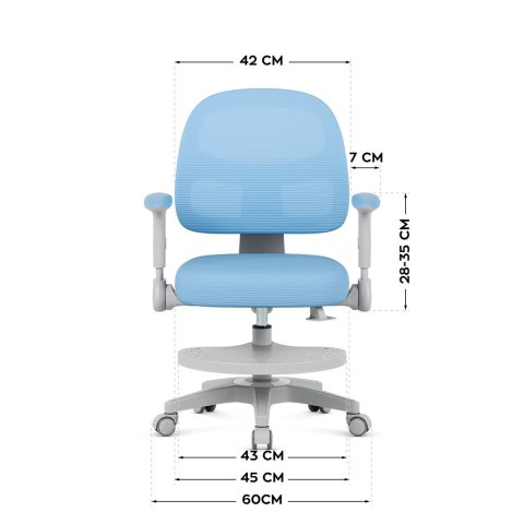 MARK ADLER Fotel obrotowy Junior 5.0 Blue