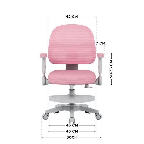 MARK ADLER Fotel obrotowy Junior 5.0 Pink