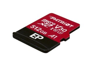 Patriot Memory Karta pamięci z adapterem Patriot Memory EP Pro PEF512GEP31MCX (512GB; Class 10, Class A1, Class U3, V30; Adapter, Karta pamięci