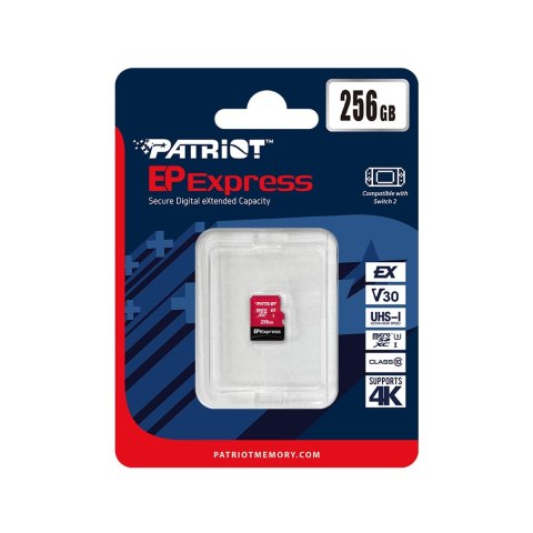 Patriot Memory Patriot EP Micro SDXC Express 256GB 800/600 MB/s U3, Nintendo