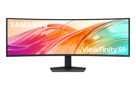 Samsung Monitor 49 cali ViewFinity S95UF VA 5120x1440 DQHD 32:9 2xHDMI 1xDP 1xUSB-C 1xUSB-B 3xUSB-A 5ms 120Hz zakrzywiony głośniki 3YOn-
