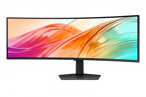 Samsung Monitor 49 cali ViewFinity S95UF VA 5120x1440 DQHD 32:9 2xHDMI 1xDP 1xUSB-C 1xUSB-B 3xUSB-A 5ms 120Hz zakrzywiony głośniki 3YOn-