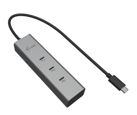 I-tec HUB USB-C Charging Metal 5 port with USB-C video 8K + Power Delivery 85W