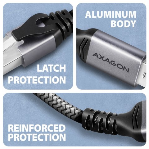 AXAGON ADE-AM30 USB-A Gigabit Ethernet adapter z zintegrowanym kablem sieciowym CAT6 RJ-45 3 m