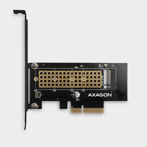 AXAGON PCEM2-N Adapter wewnętrzny PCIe x4, 1x M.2 NVMe M-key slot, SP & LP