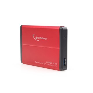 GEMBIRD Obudowa na dysk GEMBIRD EE2-U3S-2-R (2.5"; USB 3.0; Aluminium; kolor czerwony)