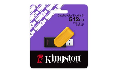 Kingston KINGSTON FLASH 512GB USB 3.2 Gen 1 DataTraveler Exodia S B+Y