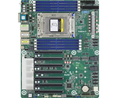 Asrock Płyta główna ASRock ROMED8-2T 1x SP3 AMD Epyc 7000 SoC (SATA, NVMe, 2xM.2, 2x10GbE, IPMI)