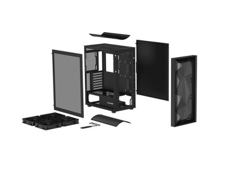Genesis Obudowa Genesis Diaxid 605F MIDI TOWER USB-C Czarna