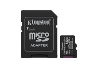 Kingston Karta pamięci microSD 512GB Canvas Select+ G3 150MB/s Adapter