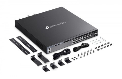 TP-LINK Przełącznik SG6428XHP switch zarządzalny 24 porty gigabitowe PoE+ 4 sloty SFP+ 10G