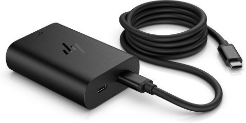 Hewlett-Packard Zasilacz sieciowy HP 65W GaN Laptop Charger 2xUSB-C czarny 600Q7AA