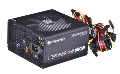 Thermaltake Zasilacz Thermaltake Litepower RGB PS-LTP-0650NHSANE-1 (650 W; Aktywne; 120 mm)