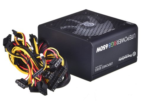Thermaltake Zasilacz Thermaltake Litepower RGB PS-LTP-0650NHSANE-1 (650 W; Aktywne; 120 mm)