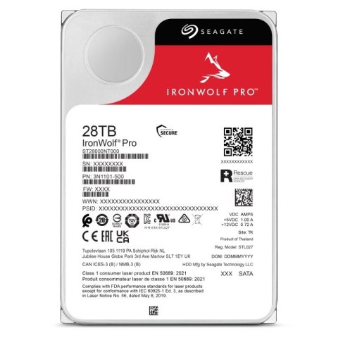 Seagate Dysk IronWolf Pro 28TB 3,5 ST28000NT000