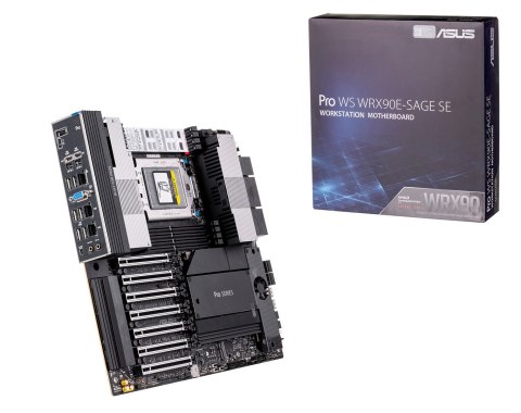 ASUS Płyta główna Asus Pro WS WRX90E-SAGE SE 1x sTR5 AMD ryzen Threadripper PRO 7000 SoC (8x DIMM, 4x SATA, 2x SlimSAS, 4xM.2, 2x10Gb