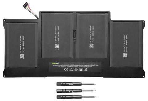 Green Cell GREEN CELL BATERIA AP14V2 A1496 A1405 A1377 DO APPLE MACBOOK AIR 13 A1466 A1369 (2010-2017) 47WH 7.6V