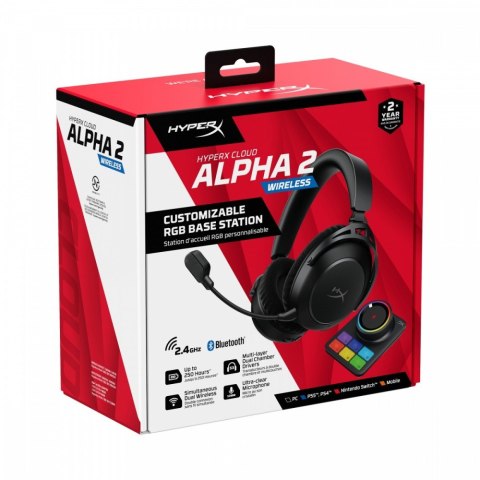 HyperX Zestaw słuchawkowy Cloud Alpha 2 Bezprzewodowy Gaming- AJ5C7AA