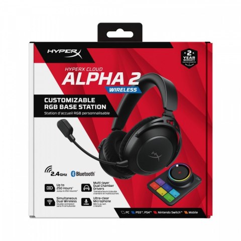 HyperX Zestaw słuchawkowy Cloud Alpha 2 Bezprzewodowy Gaming- AJ5C7AA