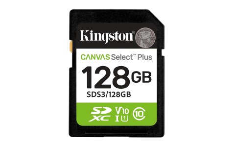 Kingston KINGSTON SDXC 128GB Canvas Select Plus Gen3 150MB/s