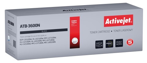 Activejet Activejet ATB-3600N Toner (zamiennik Brother TN3600; Supreme; 3000 stron; czarny)