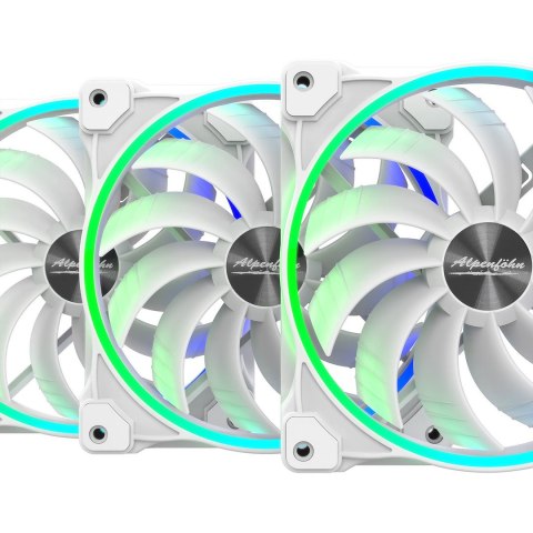 Alpenföhn Alpenföhn Wing Boost 3 ARGB 140mm High Speed - wentylator biały, 3 szt.