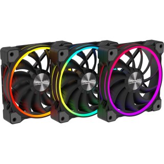 Alpenföhn Alpenföhn Wing Boost 3 Obudowa komputera, Procesor Wentylator 12 cm Czarny 3 szt.