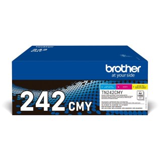 Brother Brother TN-242CMY kaseta z tonerem 1 szt. Oryginalny Cyjan, Purpurowy, Żółty