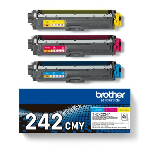 Brother Brother TN-242CMY kaseta z tonerem 1 szt. Oryginalny Cyjan, Purpurowy, Żółty