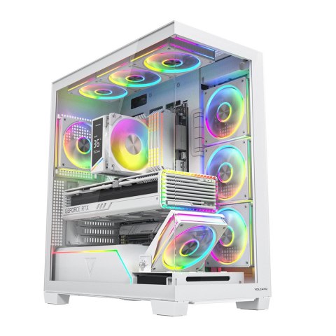 MODECOM MODECOM OBUDOWA VOLCANO STELLAR PLUS ARGB MIDI 5F WHITE