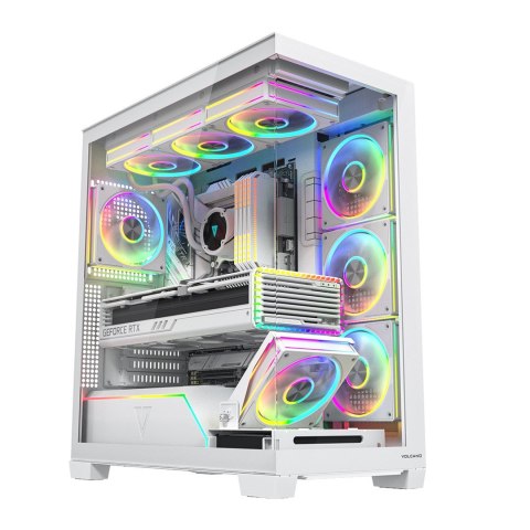 MODECOM MODECOM OBUDOWA VOLCANO STELLAR PLUS ARGB MIDI 5F WHITE