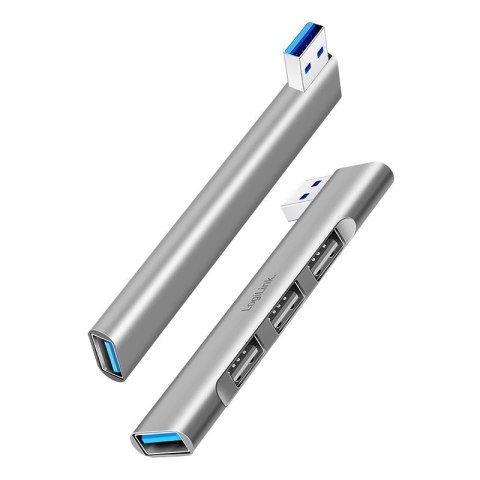 LogiLink HUB smukły USB-A do 1x USB-A 3.0 3xUSB-A 2.0