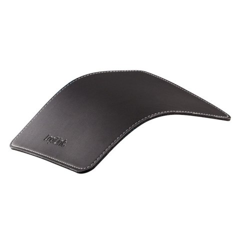 LogiLink Podkładka pod mysz, skórzany design, czarna