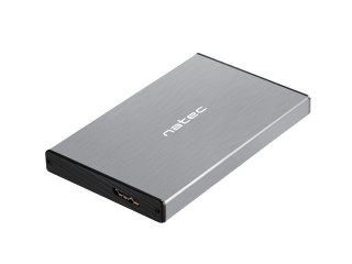 NATEC Obudowa na dysk NATEC Rhino Go NKZ-1281 (2.5"; USB 3.0; Aluminium; kolor szary)