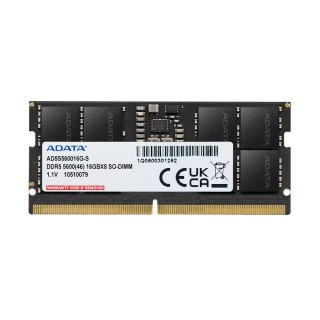Adata Pamięć do notebooka Premier DDR5 5600 SODIMM 16GB Single Tray