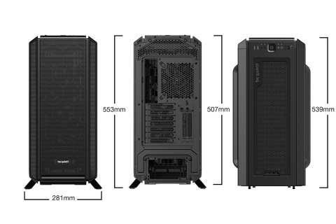 BE QUIET! OBUDOWA BE QUIET! SILENT BASE 802 WINDOW Black