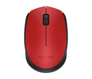 Logitech Mysz bezprzewodowa M171 910-004641 czerwona