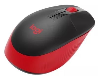 Logitech Mysz bezprzewodowa M190 Red 910-005908
