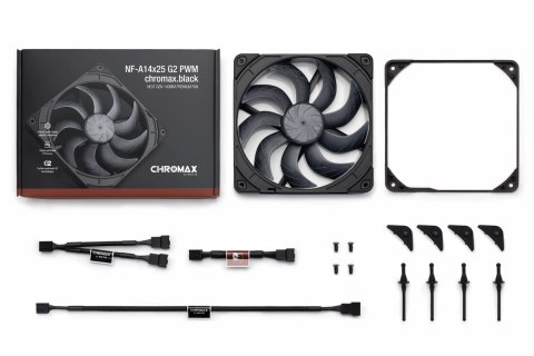 Noctua Wentylator NOCTUA 140mm NF-A14x25 G2 PWM chromax black