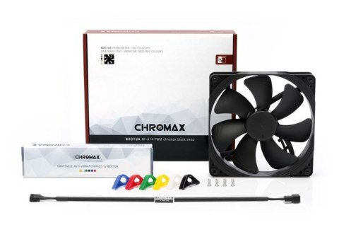 Noctua Wentylator NOCTUA 140mm NF-A14 PWM CHromax Black Swap colors