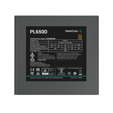 DEEPCOOL Zasilacz DeepCool 650W 80 PLUS BRONZE PL650-D WH