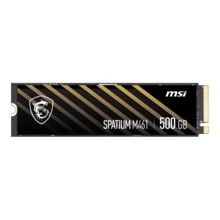MSI Dysk SSD MSI SPATIUM M461 500GB PCIe 4.0 NVMe M.2 2280 (4700/1700 MB/s) 3D NAND