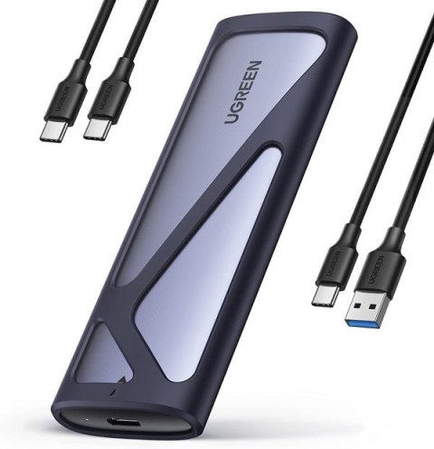 UGREEN Kieszeń Ugreen CM400 90264 na dysk SSD M.2 z portem USB-C 3.2 - szara
