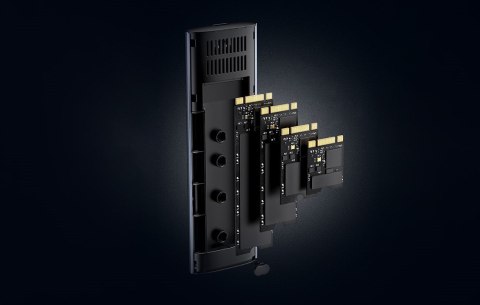 UGREEN Kieszeń Ugreen CM400 90264 na dysk SSD M.2 z portem USB-C 3.2 - szara