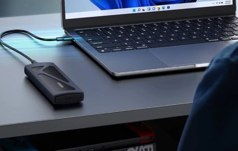 UGREEN Obudowa Ugreen CM578 15512 na dysk M.2 NVMe 10Gbps - czarna + kabel USB-C / USB-A + kabel USB-C / USB-C
